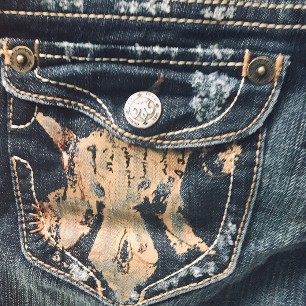Mek denim Embellished Jeans .Size 29